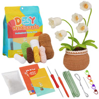 Bell Orchid Crochet Kit for Beginners