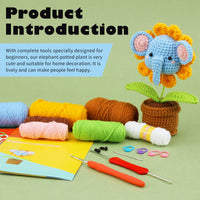 Graceful Elephant Crochet Kit for Beginners