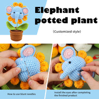 Graceful Elephant Crochet Kit for Beginners