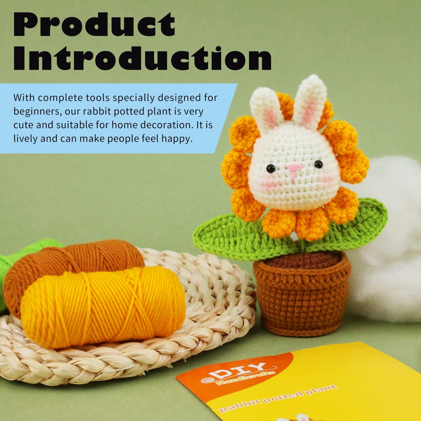 Lovely Bunny Crochet Kit for Beginners