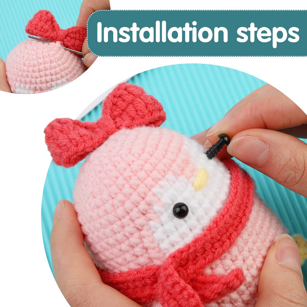 Pink Penguin Crochet Kit for Beginners