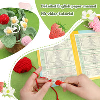 Strawberry Crochet Kit for Beginners