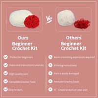 White Rabbit Crochet Kit for Beginners